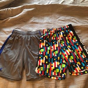 Under Armour Boys Shorts Lot of 2